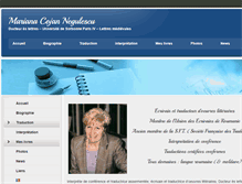 Tablet Screenshot of negulescu.fr
